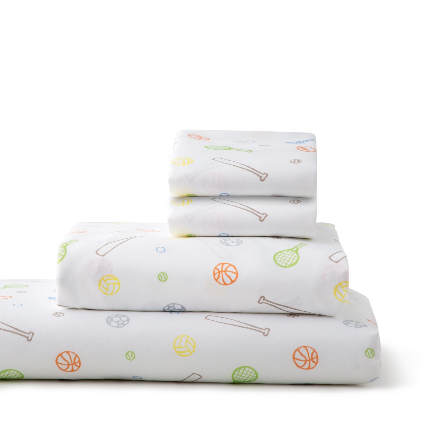 Linenspa Microfiber Sheet Set, Full, Sport Pattern--Dropsure