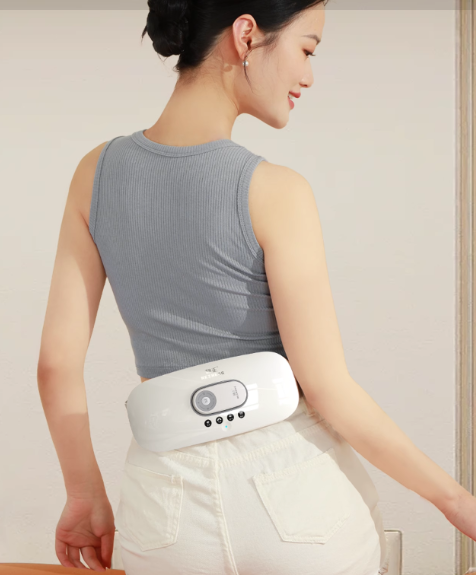 Waist massager back electric waist massager pulse air bag intelligent muscle heating belt-Massager-Dropsure
