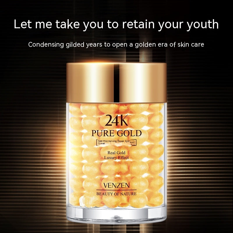 24K Gold Moisturizing Eye Cream Nourishing Moisturizing Improves Dryness-Skin-My Store