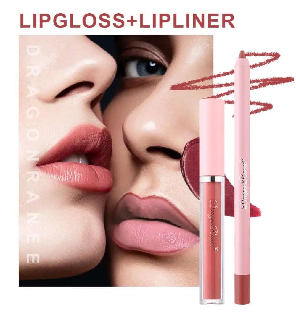 4pcs Lip Gloss Lip Liner Pen Set--Kurt & D