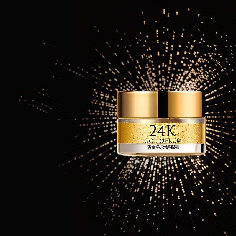 24K Gold Repairing and Smoothing Eye Cream-Skin-My Store