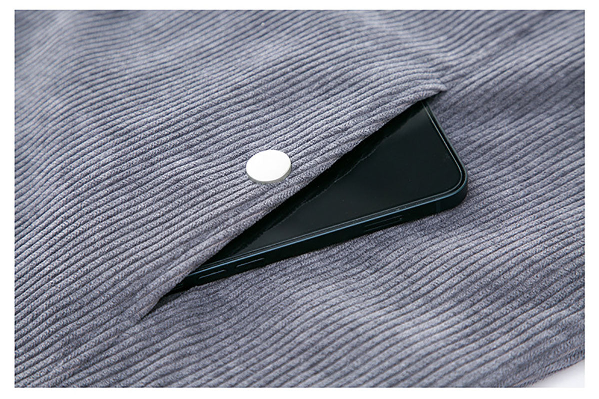 Men's Clothing Autumn Trendy Youth Fashion Casual All-match Single-breasted Polo Collar Jacket