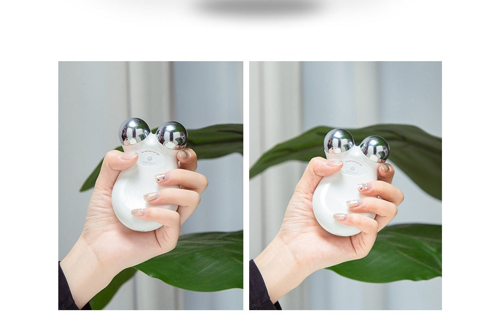 Alat pijat wajah listrik arus mikro EMS, alat kecantikan peremajaan kulit keriput Deedema arus mikro-Electric-My Store