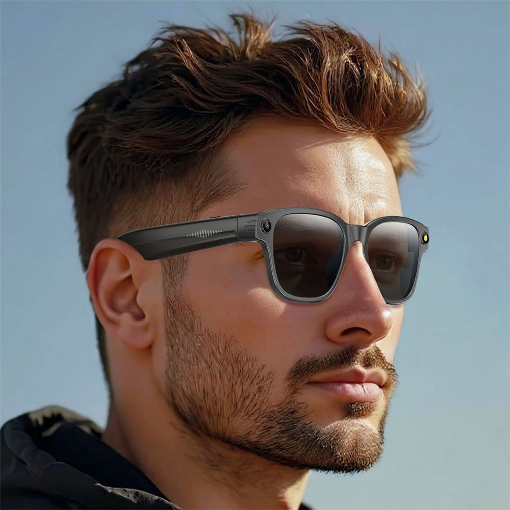 Hyundai L801 AI Intelligent Translation Black Technology Call Wireless Bluetooth Shooting Glasses