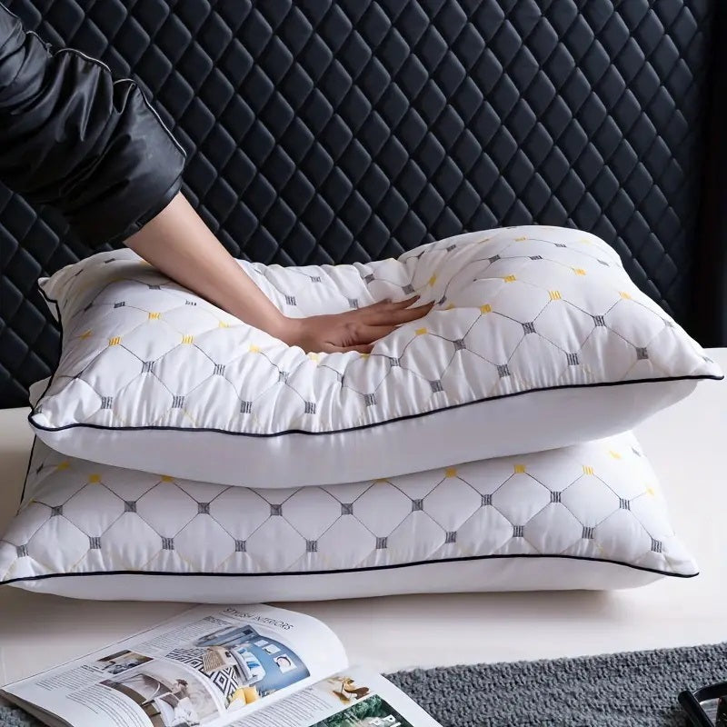 Luxury Hotel-Grade Neck Support Pillow-QUEEN 1pack--Dropsure