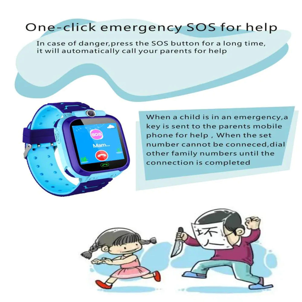 New SOS Smartwatch For Children--Kurt & D