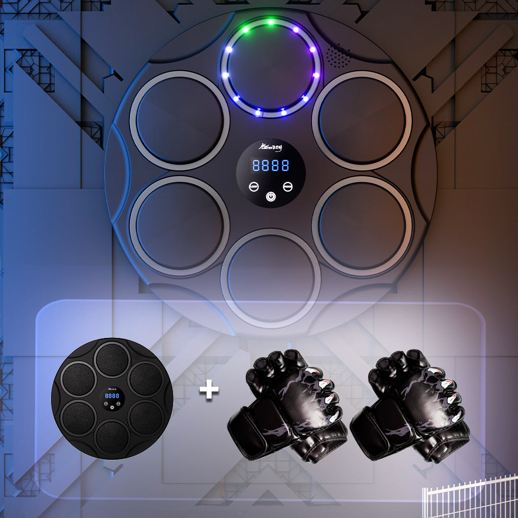 Alat bantu latihan kebugaran Target tinju musik Bluetooth pintar-Style-My Store