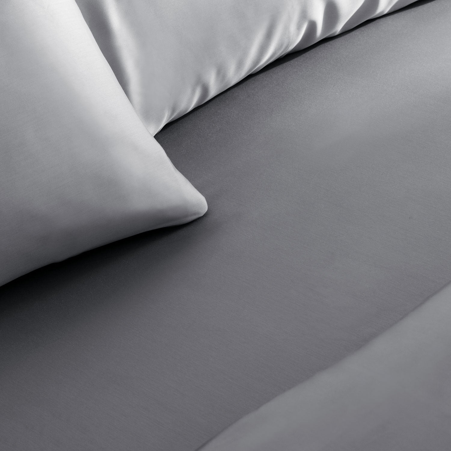 Brookside Tencel Sheet Set, Split King, Slate--Dropsure