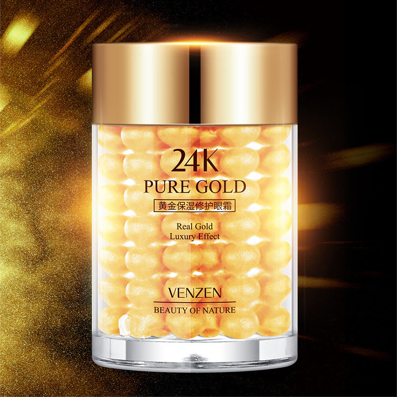24K Gold Moisturizing Eye Cream Nourishing Moisturizing Improves Dryness-Skin-My Store