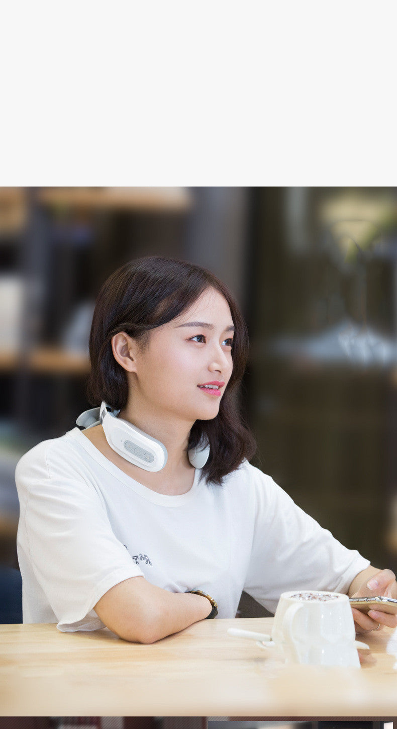 5 Mode Leher Massager Portable Elektromagnetik Pulse Pijat Leher dengan Fungsi Pemanas Leher Bersantai untuk Menghilangkan Rasa Sakit-Electric-My Store